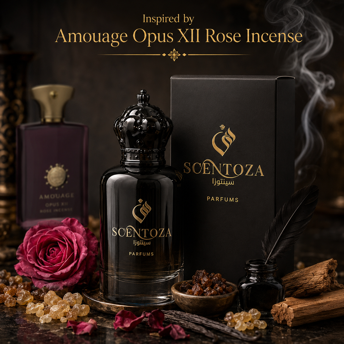 Inspiration of "Amouage Opus XII Rose Incense"