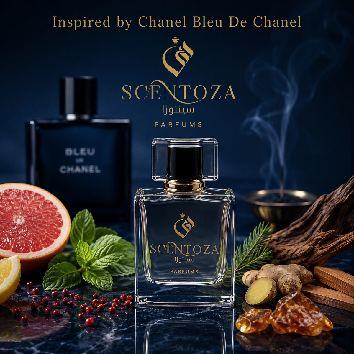 Inspiration of "Chanel Bleu de Chanel"