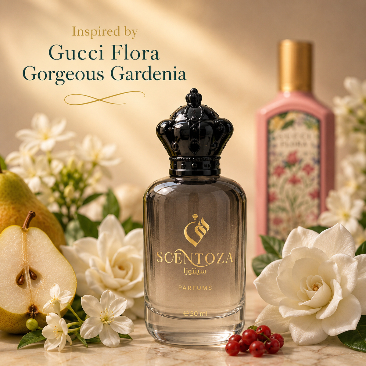 Inspiration of "Gucci Flora Gorgeous Gardenia"