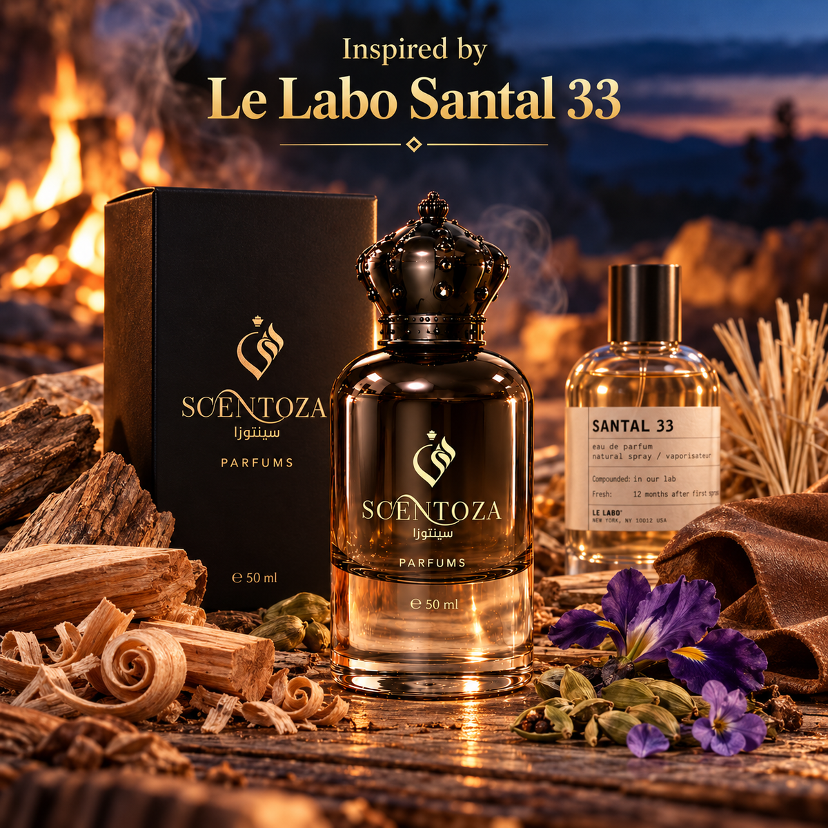 Inspiration of "Le Labo Santal 33"
