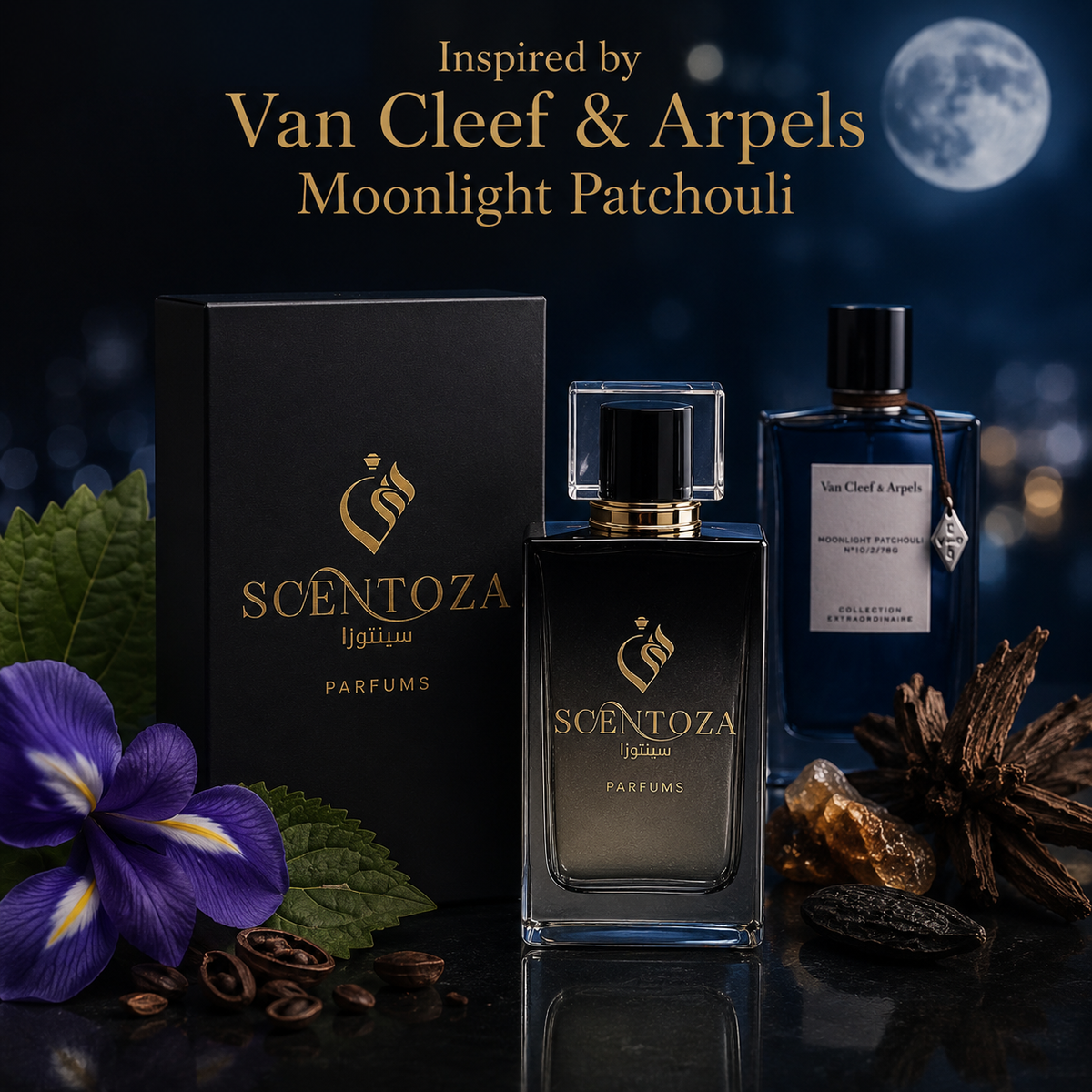 Inspiration of "Van Cleef & Arpels Moonlight Patchouli"