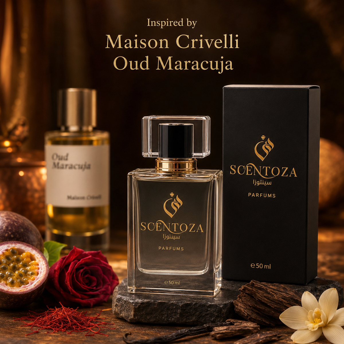 Inspiration of "Maison Crivelli Oud Maracuja"