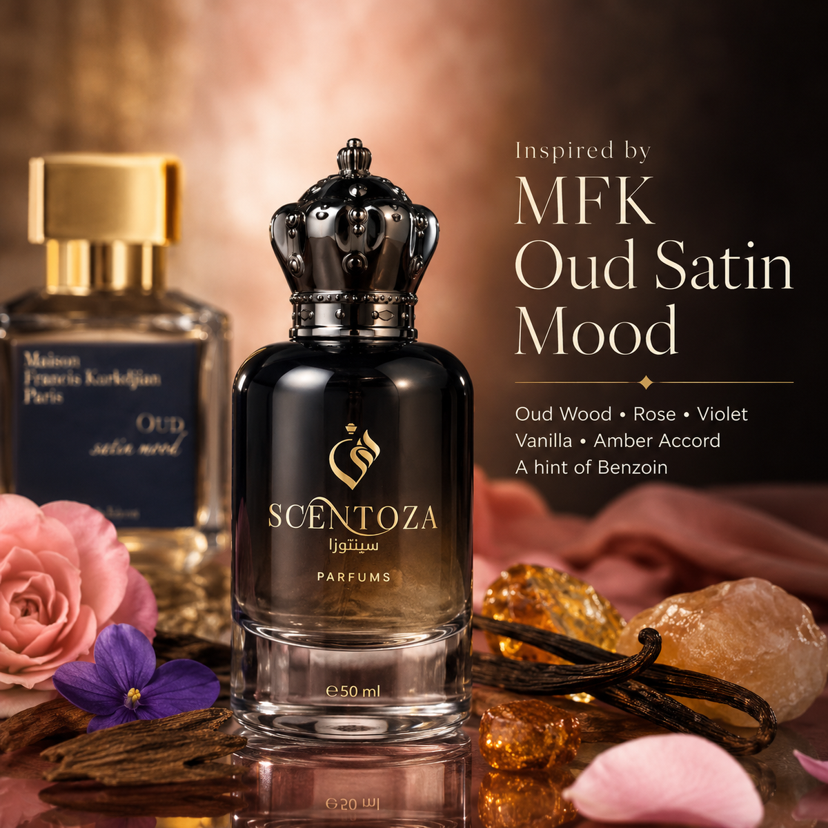 Inspiration of "MFK Oud Satin Mood"